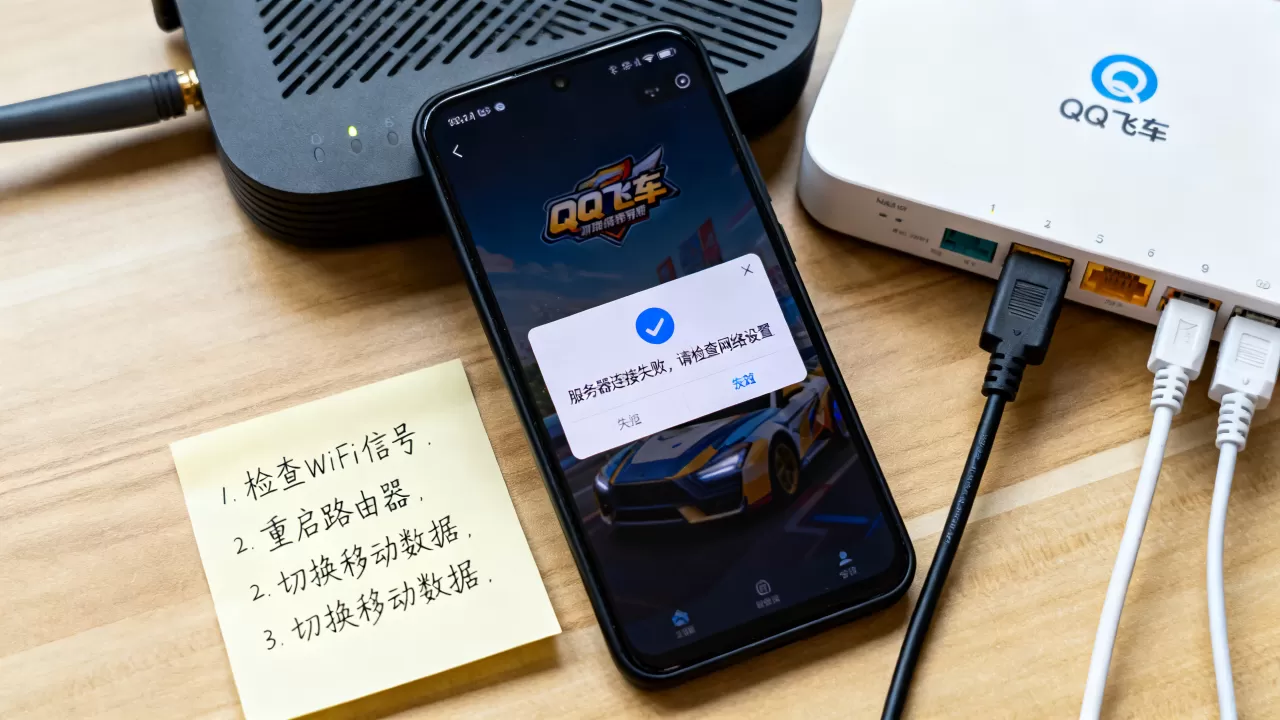 QQ飞车手游服务器失败怎么办,服务器连接失败是什么原因? QQ飞车手游服务器失败怎么办,服务器连接失败是什么原因?