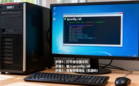 WIN7系统服务器机器码怎么快速查看，具体步骤是什么？