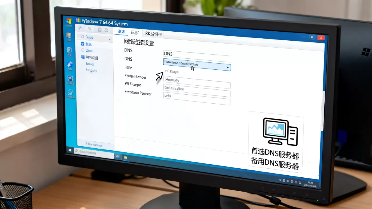 win7 64位DNS服务器怎么设置,DNS地址是多少 win7 64位DNS服务器怎么设置,DNS地址是多少