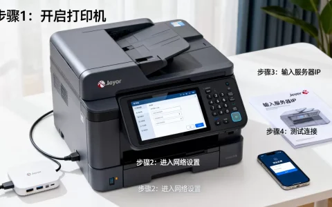 施乐j75打印机如何连接服务器，连接步骤是什么