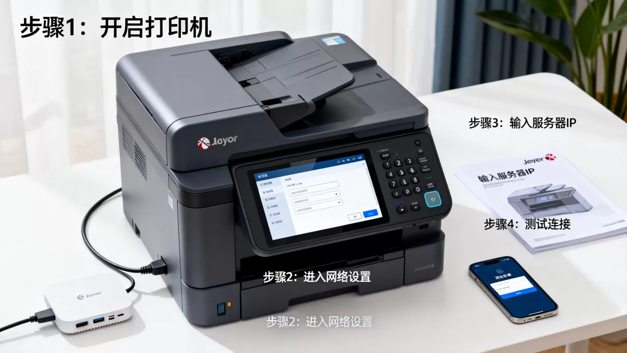 施乐j75打印机如何连接服务器,连接步骤是什么 施乐j75打印机如何连接服务器,连接步骤是什么