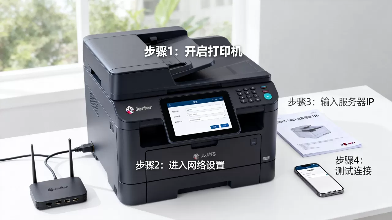 施乐j75打印机如何连接服务器,连接步骤是什么 施乐j75打印机如何连接服务器,连接步骤是什么