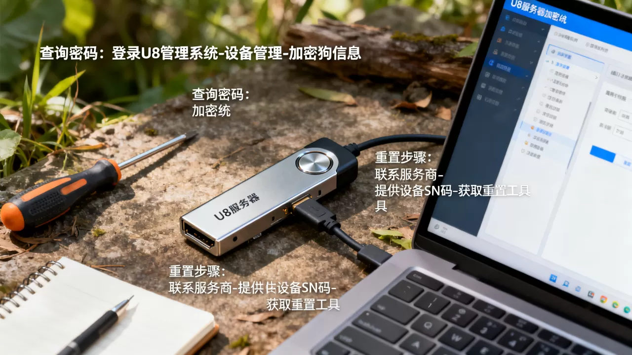 U8服务器加密狗密码怎么查询?,忘记密码后如何重置? U8服务器加密狗密码怎么查询?,忘记密码后如何重置?