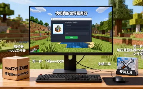 怎么在快吧我的世界服务器装mod，我的世界mod安装教程？