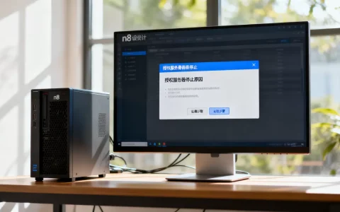 n8设计软件授权服务器停止怎么处理？，是什么原因