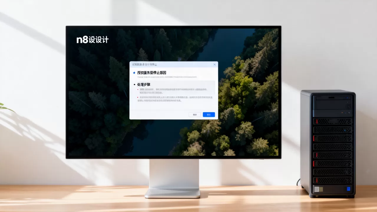 n8设计软件授权服务器停止怎么处理?,是什么原因 n8设计软件授权服务器停止怎么处理?,是什么原因