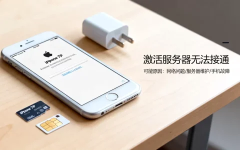 苹果7p激活服务器无法接通怎么办，是什么原因导致的？