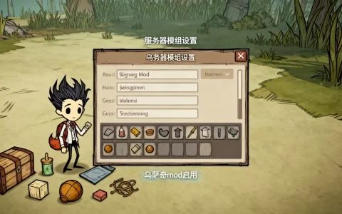 饥荒乌萨奇mod是服务器模组怎么办，怎么解决？