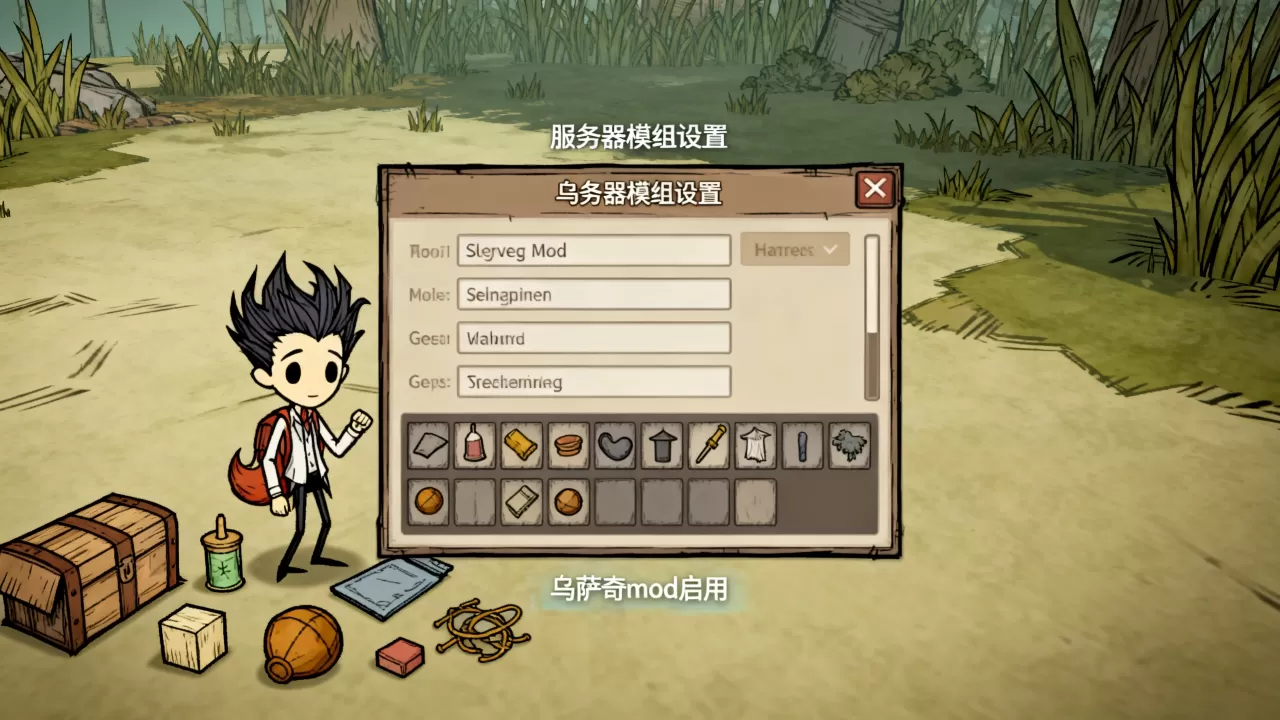 饥荒乌萨奇mod是服务器模组怎么办,怎么解决? 饥荒乌萨奇mod是服务器模组怎么办,怎么解决?