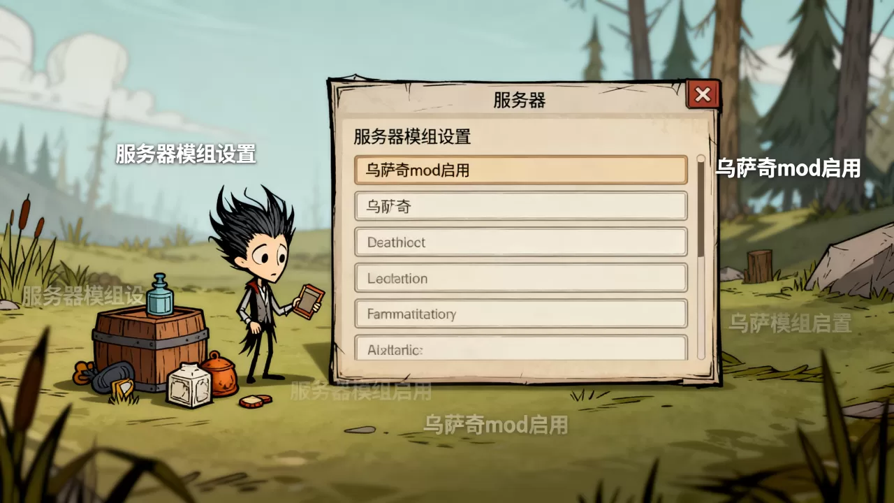 饥荒乌萨奇mod是服务器模组怎么办,怎么解决? 饥荒乌萨奇mod是服务器模组怎么办,怎么解决?