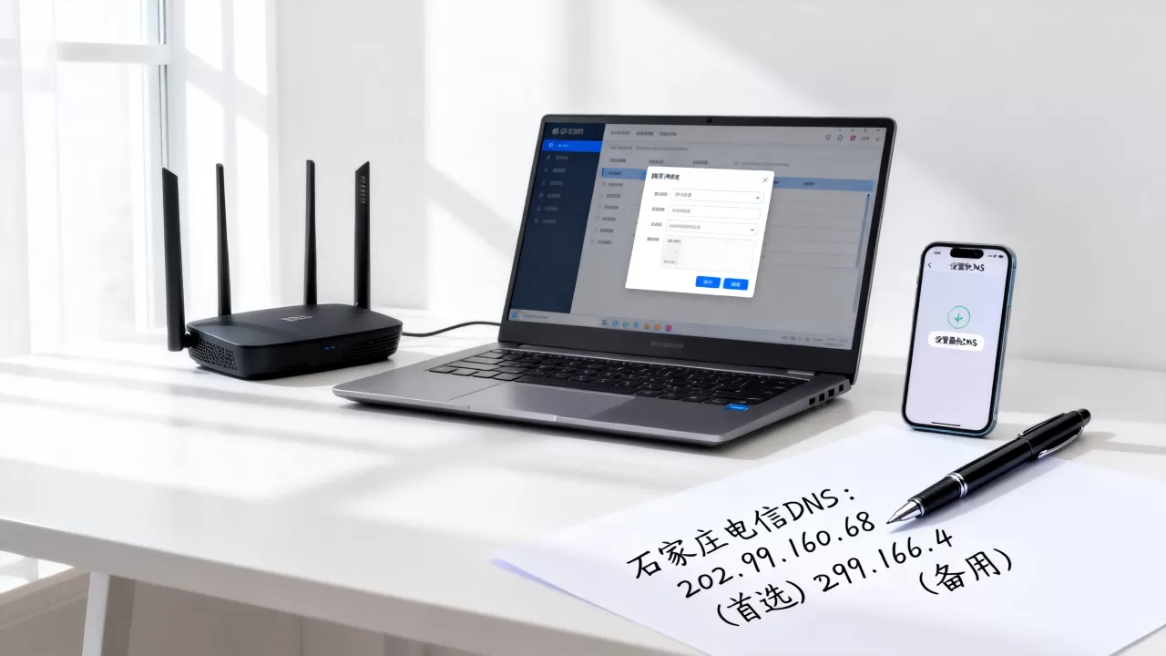 石家庄电信DNS服务器地址是多少,怎么设置最快 石家庄电信DNS服务器地址是多少,怎么设置最快