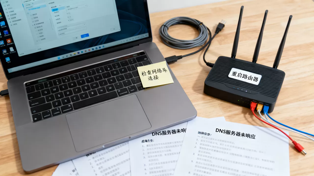 DNS网络服务器未响应怎么解决,是什么原因导致的 DNS网络服务器未响应怎么解决,是什么原因导致的