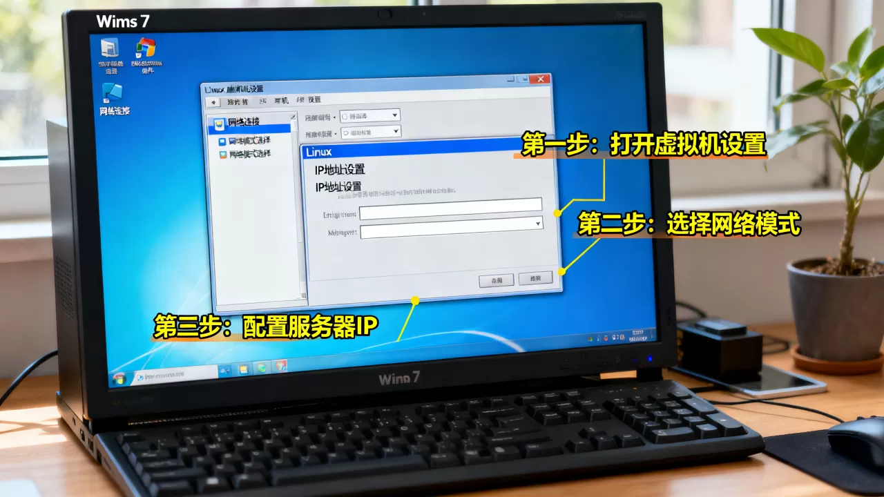 win7怎么连接虚拟机linux服务器配置?,虚拟机网络设置步骤 win7怎么连接虚拟机linux服务器配置?,虚拟机网络设置步骤