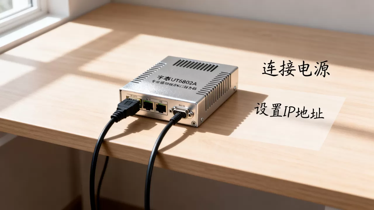 宇泰ut6802a串口服务器怎么设置 宇泰ut6802a串口服务器怎么设置