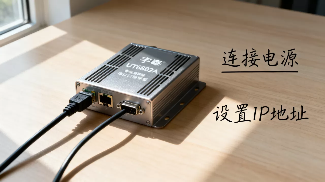 宇泰ut6802a串口服务器怎么设置 宇泰ut6802a串口服务器怎么设置