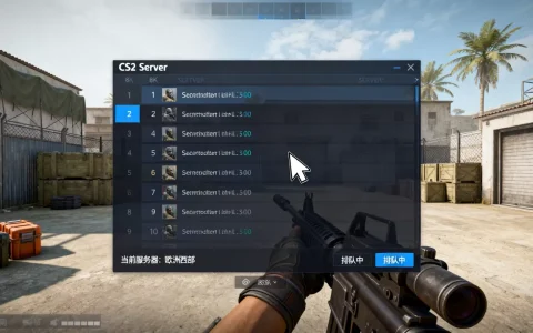 CS2优先怎么查看排到哪个服务器，在哪里看