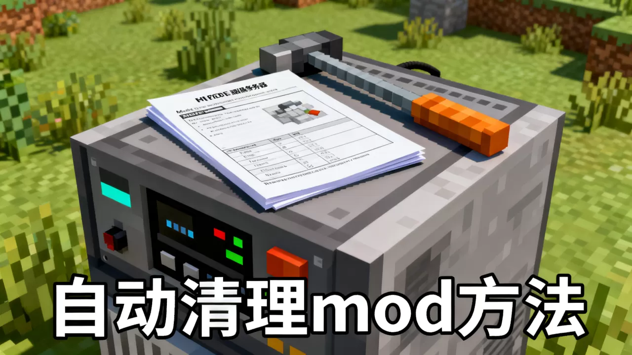 我的世界服务器如何自动清理mod,清mod方法 我的世界服务器如何自动清理mod,清mod方法