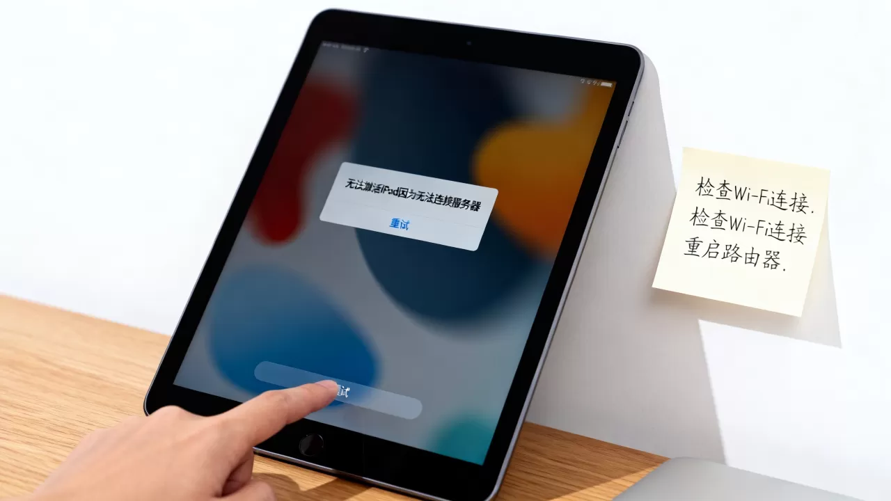 无法激活ipad因为无法连接服务器错误怎么办 无法激活ipad因为无法连接服务器错误怎么办