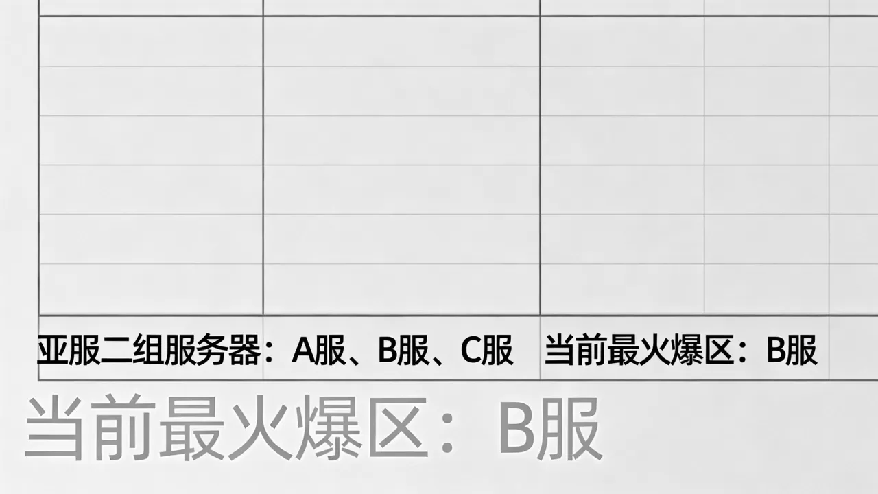亚服二组有哪些服务器?,哪个区最火爆? 亚服二组有哪些服务器?,哪个区最火爆?