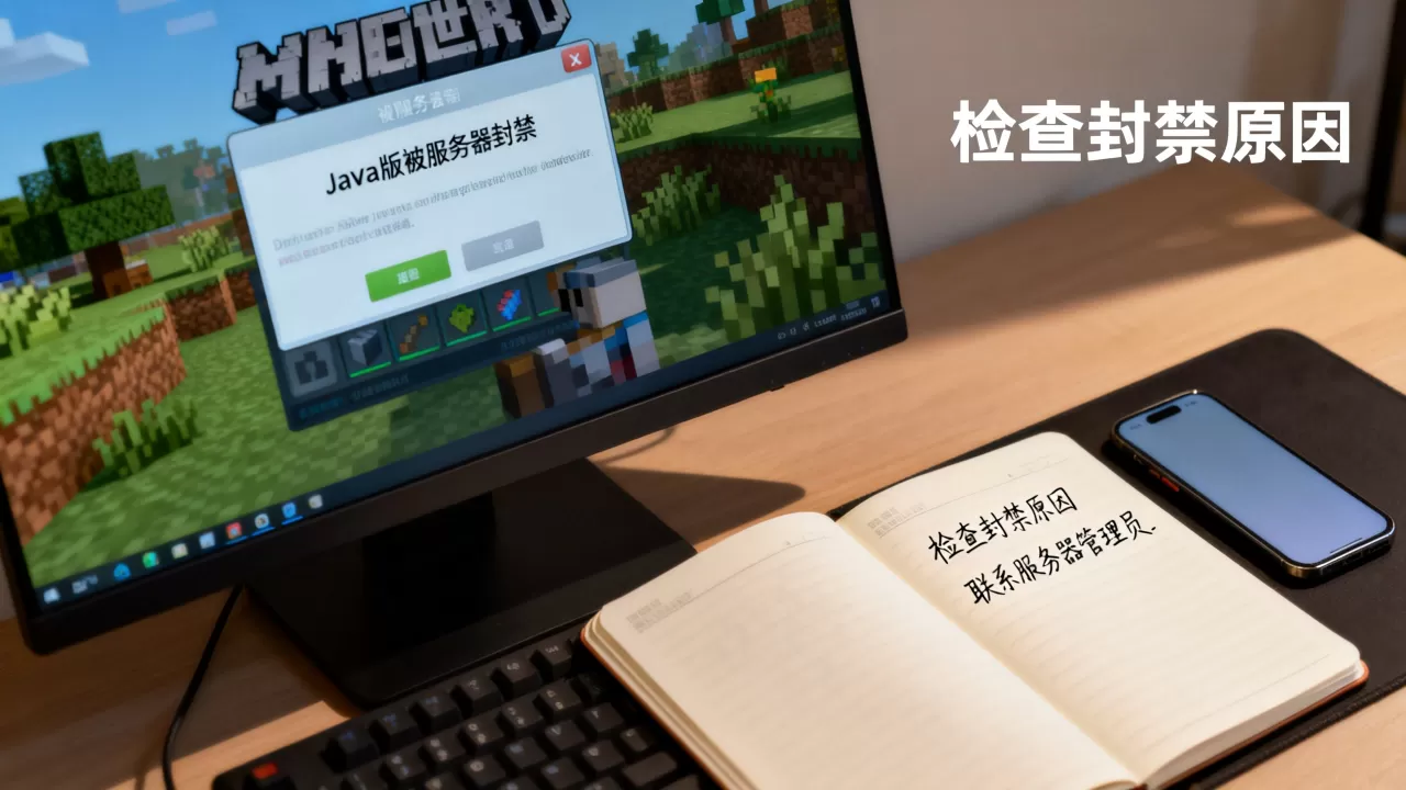 我的世界Java版被服务器封了怎么办,怎么解封? 我的世界Java版被服务器封了怎么办,怎么解封?