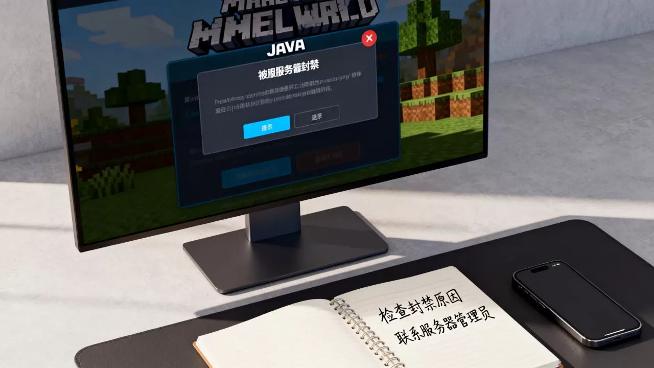 我的世界Java版被服务器封了怎么办,怎么解封? 我的世界Java版被服务器封了怎么办,怎么解封?