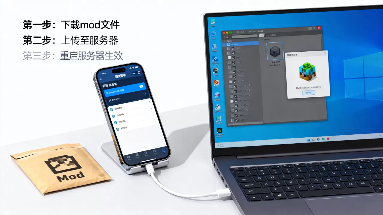 我的世界手机网易版服务器怎么装mod?,具体步骤是什么? 我的世界手机网易版服务器怎么装mod?,具体步骤是什么?