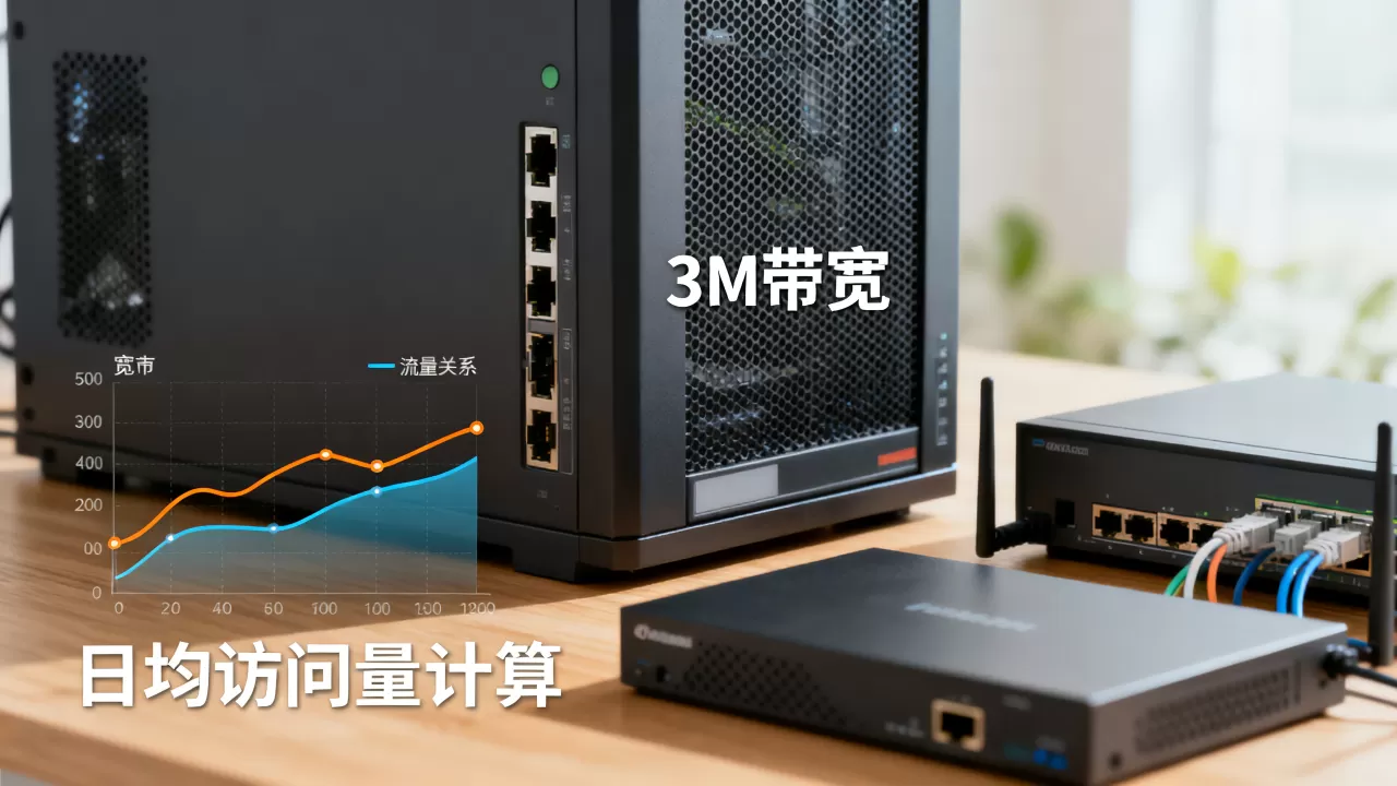 网页服务器3M带宽能撑起多少流量?,日均访问量怎么算? 网页服务器3M带宽能撑起多少流量?,日均访问量怎么算?