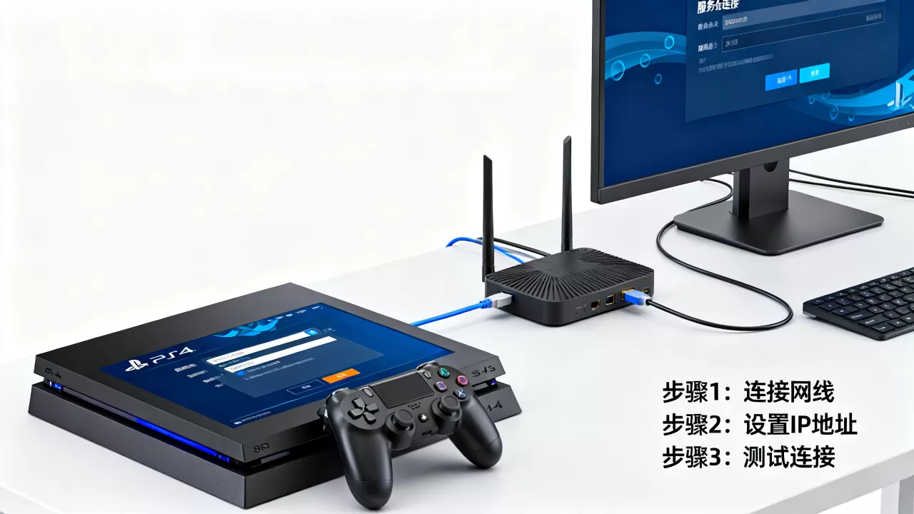 PS4宽带怎么连接电脑服务器,连接地址设置方法是什么? PS4宽带怎么连接电脑服务器,连接地址设置方法是什么?