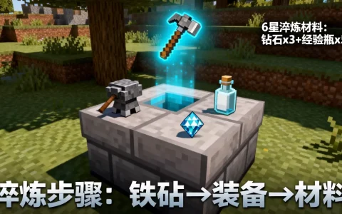 我的世界mc部落服务器怎么做6星淬炼，淬炼技巧有哪些？