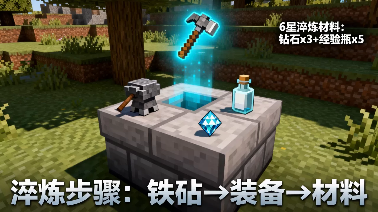 我的世界mc部落服务器怎么做6星淬炼,淬炼技巧有哪些? 我的世界mc部落服务器怎么做6星淬炼,淬炼技巧有哪些?