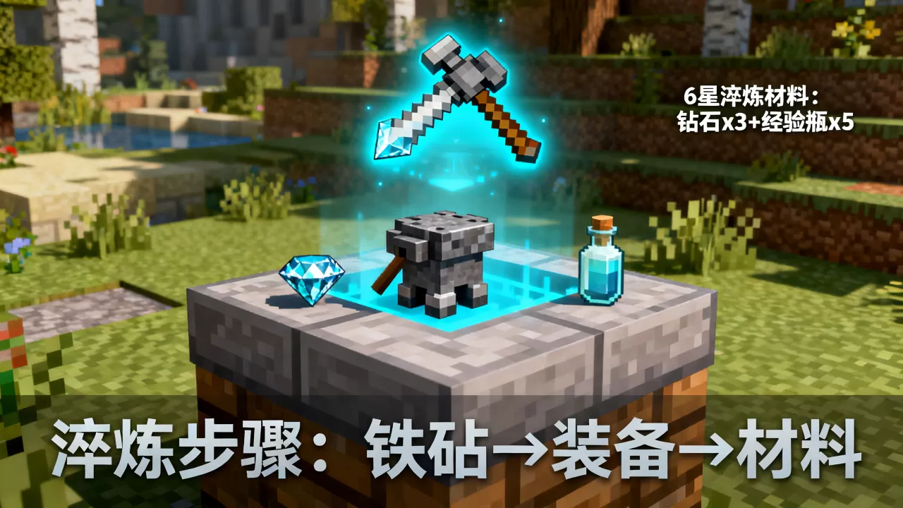 我的世界mc部落服务器怎么做6星淬炼,淬炼技巧有哪些? 我的世界mc部落服务器怎么做6星淬炼,淬炼技巧有哪些?