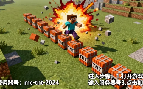 我的世界tnt跑酷服务器号是多少,怎么进？