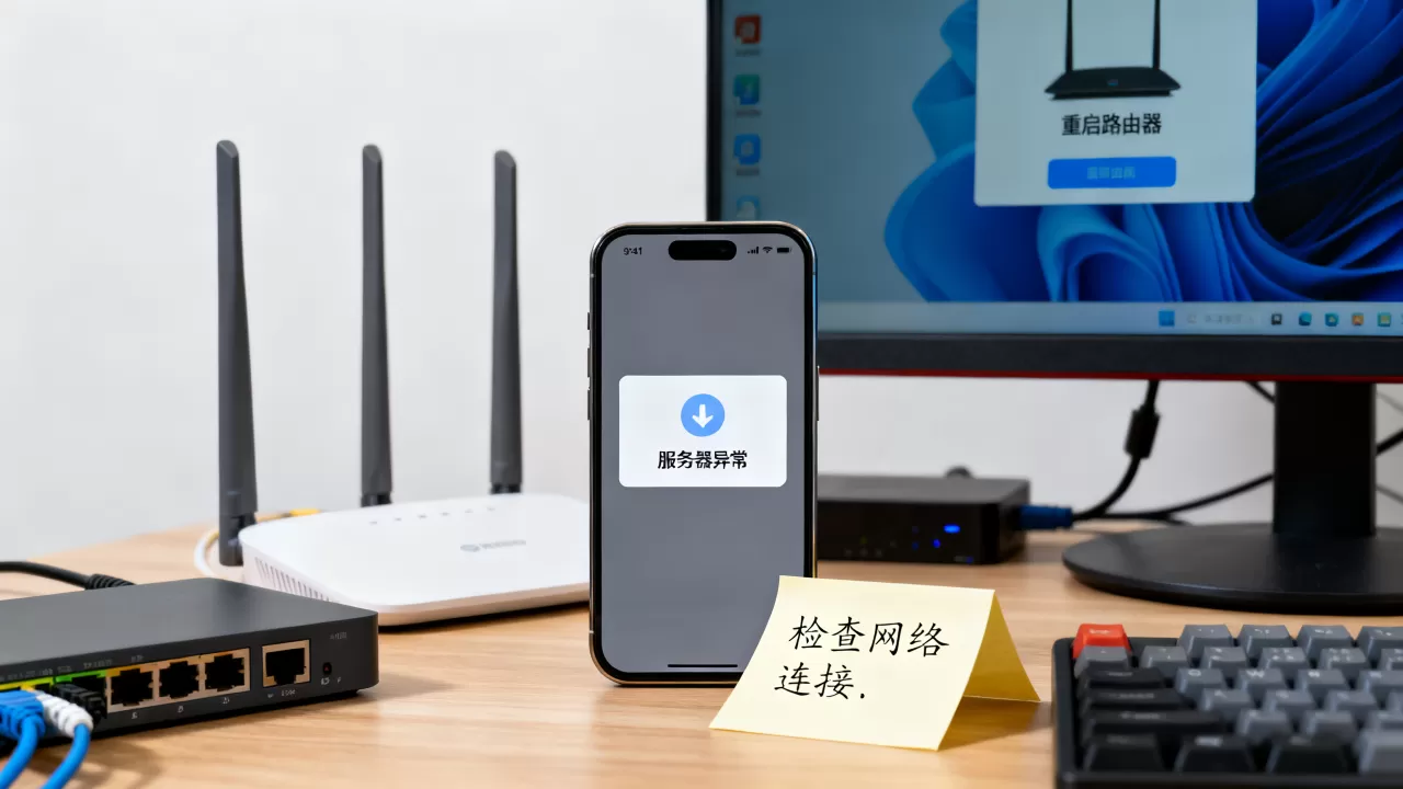 手机app显示服务器异常是怎么回事,网络故障排查方法? 手机app显示服务器异常是怎么回事,网络故障排查方法?