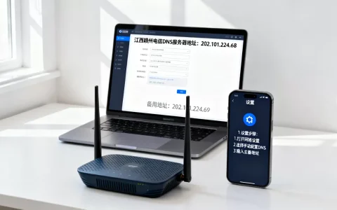 江西赣州电信dns服务器地址是多少，怎么设置？