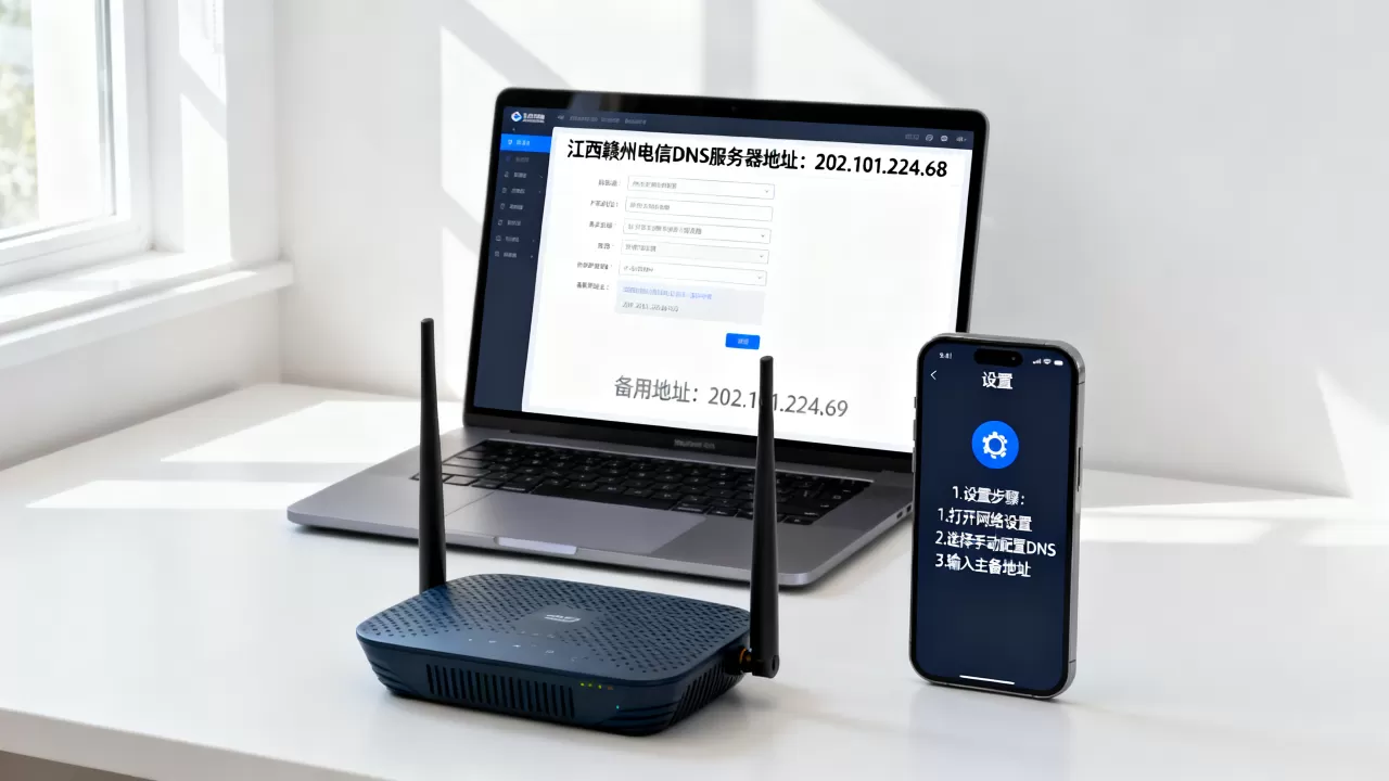 江西赣州电信dns服务器地址是多少,怎么设置? 江西赣州电信dns服务器地址是多少,怎么设置?