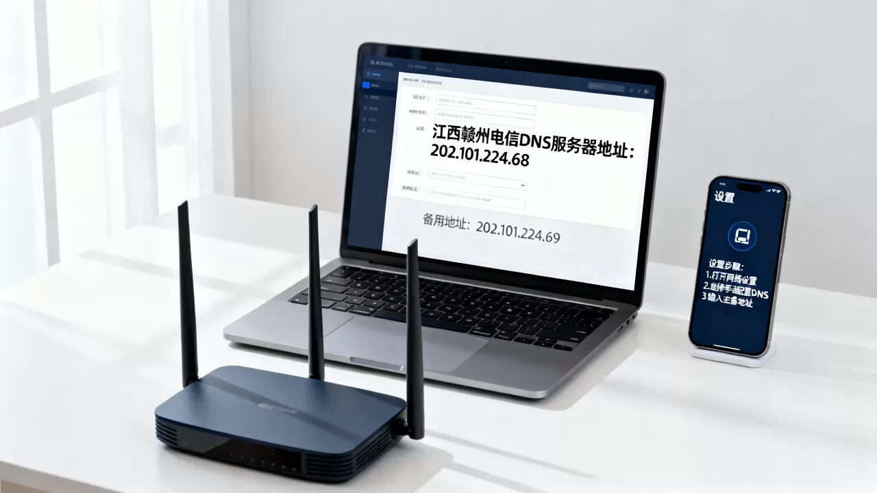 江西赣州电信dns服务器地址是多少,怎么设置? 江西赣州电信dns服务器地址是多少,怎么设置?