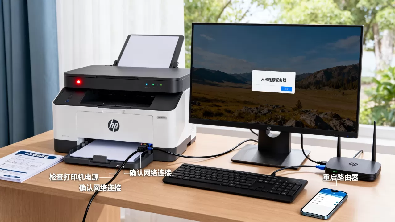 hp打印机服务器不可用怎么办,电脑无法打印怎么解决 hp打印机服务器不可用怎么办,电脑无法打印怎么解决