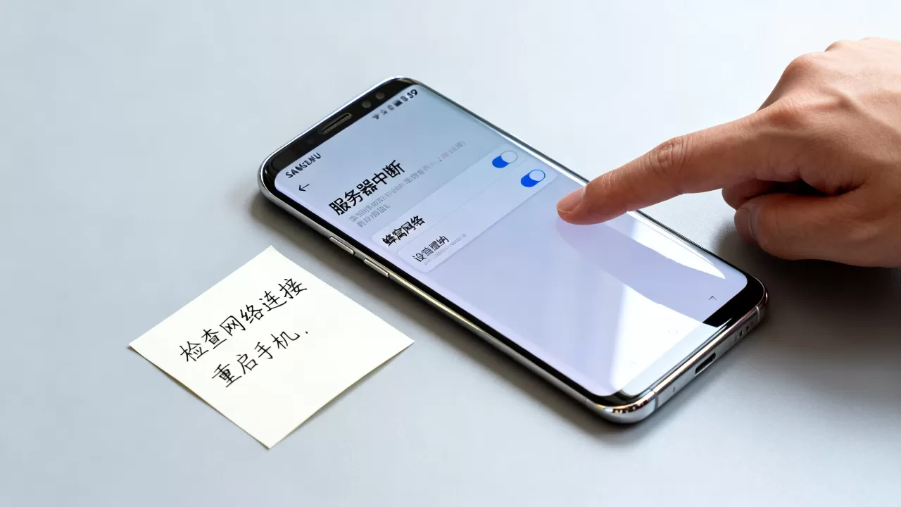 s9怎么开通蜂窝网络却显示服务器中断,怎么办? s9怎么开通蜂窝网络却显示服务器中断,怎么办?
