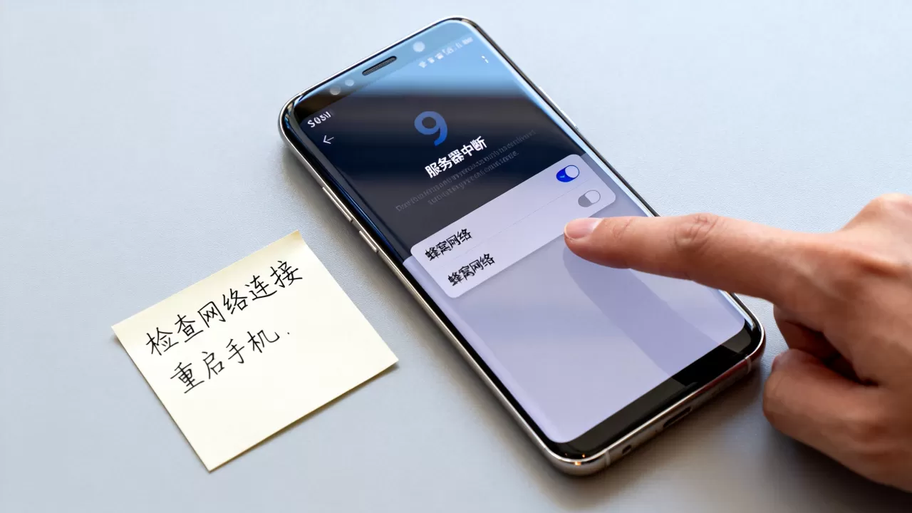 s9怎么开通蜂窝网络却显示服务器中断,怎么办? s9怎么开通蜂窝网络却显示服务器中断,怎么办?