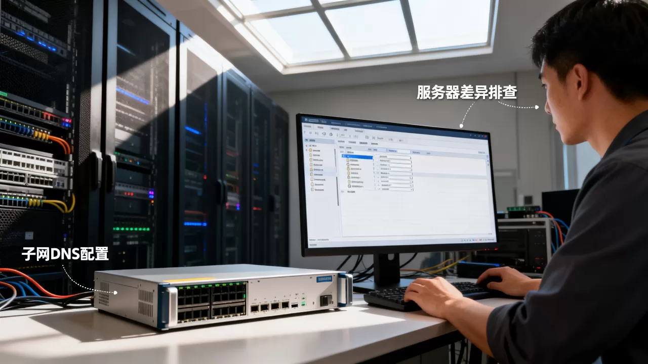 子网DNS服务器不一样怎么解决,是什么原因? 子网DNS服务器不一样怎么解决,是什么原因?