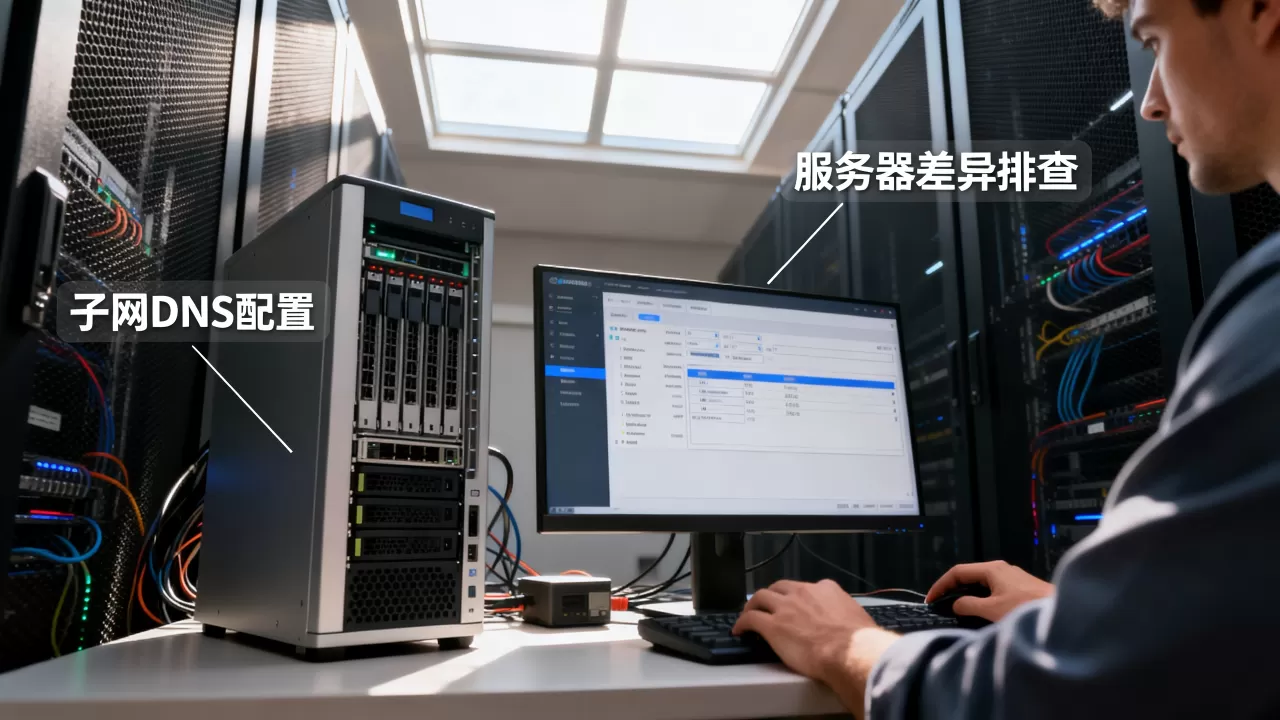 子网DNS服务器不一样怎么解决,是什么原因? 子网DNS服务器不一样怎么解决,是什么原因?