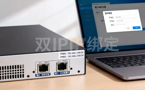 一个服务器两个IP如何开放端口？,服务器双IP端口怎么配置