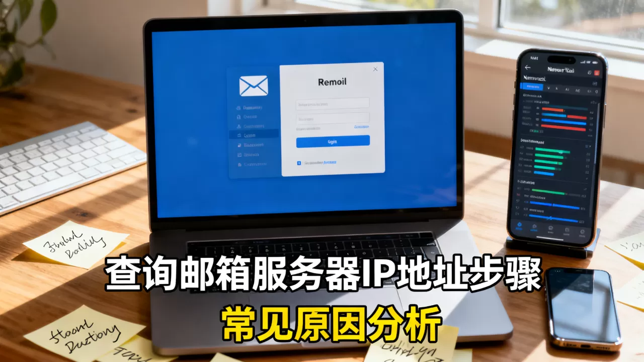 如何查邮箱服务器IP地址,查不到是什么原因? 如何查邮箱服务器IP地址,查不到是什么原因?