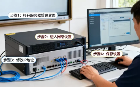学校一体机服务器IP怎么改,具体操作步骤是什么？