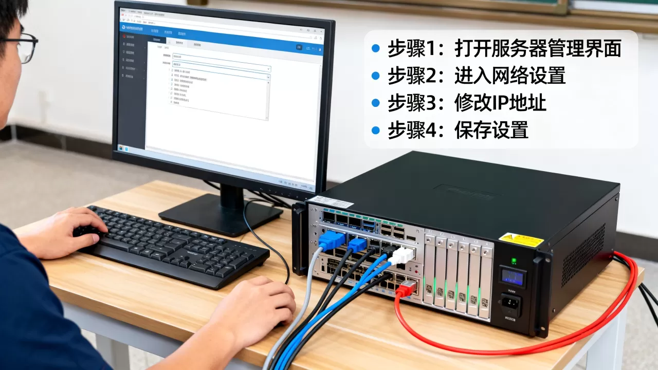 学校一体机服务器IP怎么改,具体操作步骤是什么? 学校一体机服务器IP怎么改,具体操作步骤是什么?
