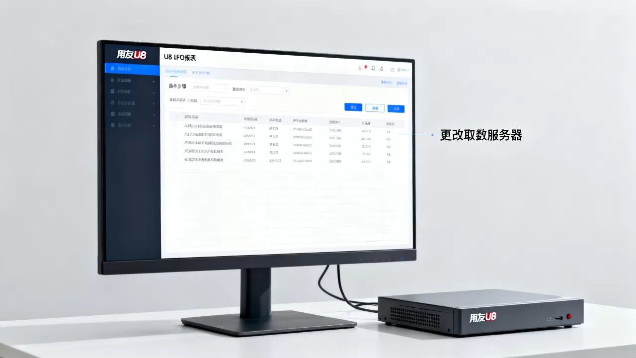 用友u8ufo报表怎么更改取数服务器 用友u8ufo报表怎么更改取数服务器