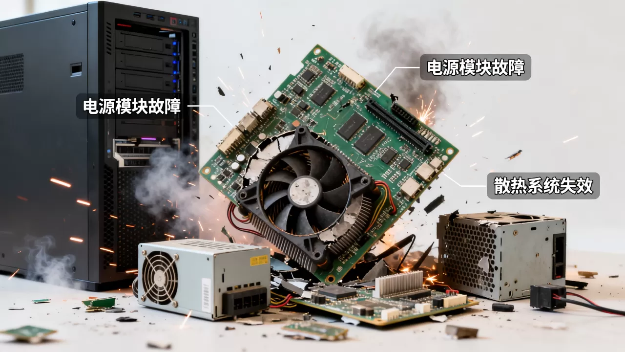 服务器为什么会突然炸了,到底怎么回事呢? 服务器为什么会突然炸了,到底怎么回事呢?