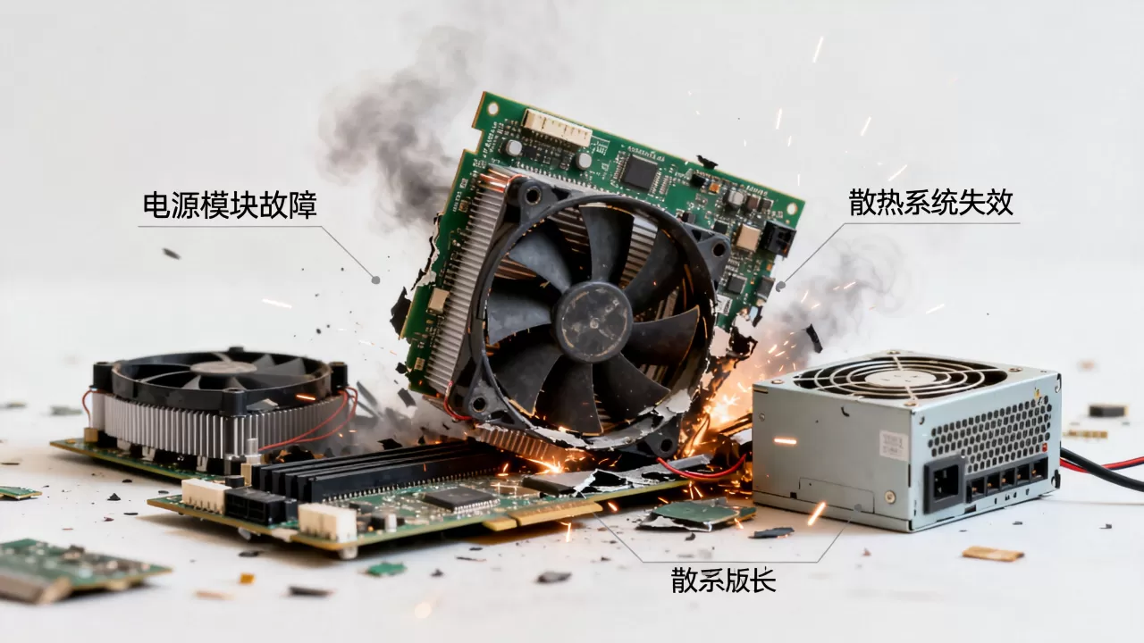 服务器为什么会突然炸了,到底怎么回事呢? 服务器为什么会突然炸了,到底怎么回事呢?