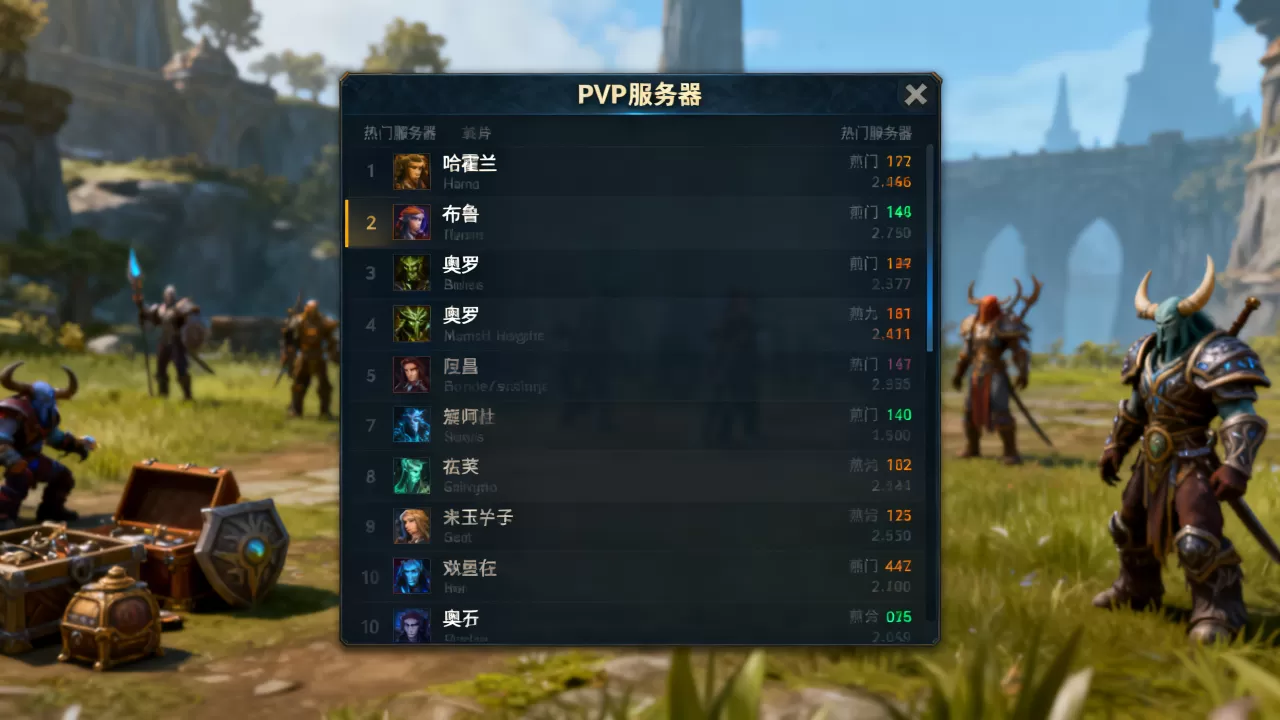 魔兽世界PVP服务器有哪些好,哪个服最火爆? 魔兽世界PVP服务器有哪些好,哪个服最火爆?