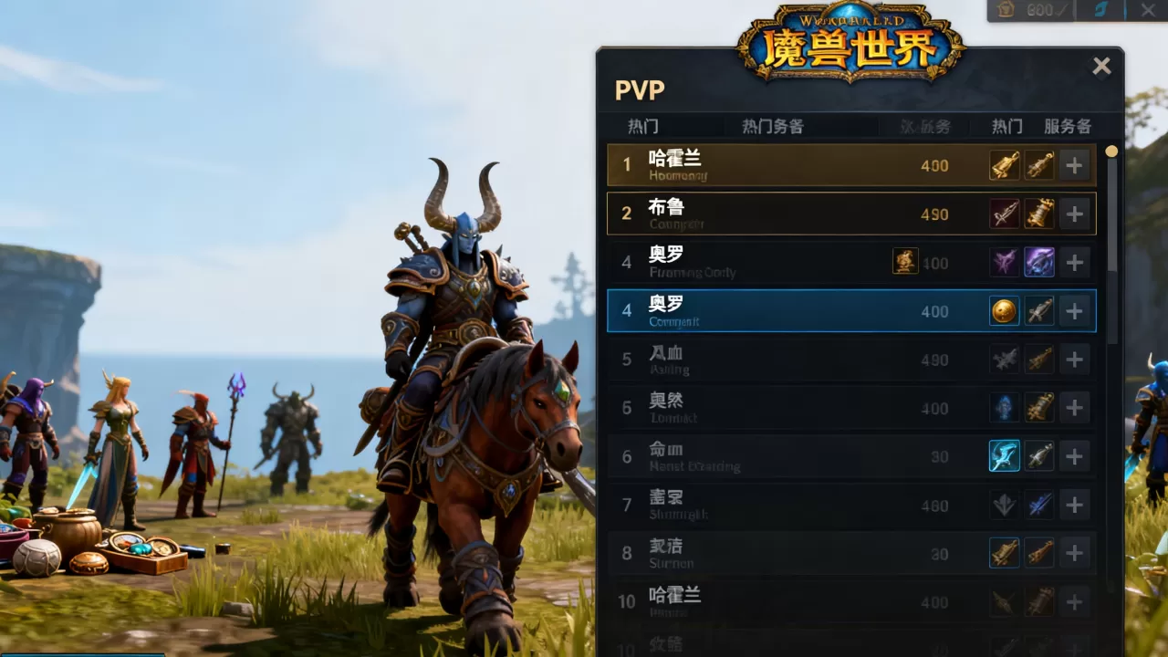 魔兽世界PVP服务器有哪些好,哪个服最火爆? 魔兽世界PVP服务器有哪些好,哪个服最火爆?